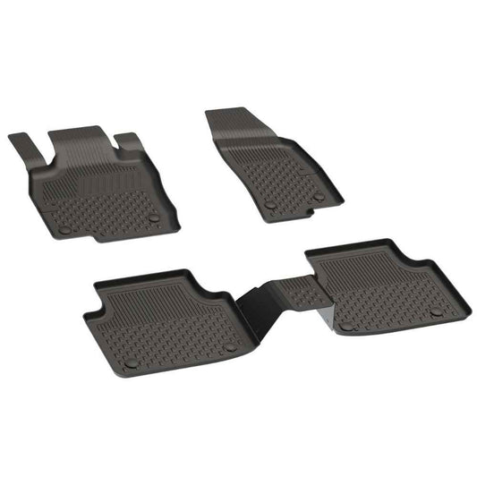 Sahler Skoda Kamiq 2020+ Uyumlu 4.5D Havuzlu Siyah Oto Paspas Takımı