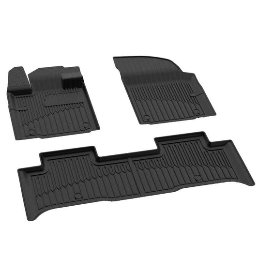 Sahler Togg T10X 2023+ Uyumlu 4.5D Pro Premium Havuzlu Siyah Oto Paspas Takımı