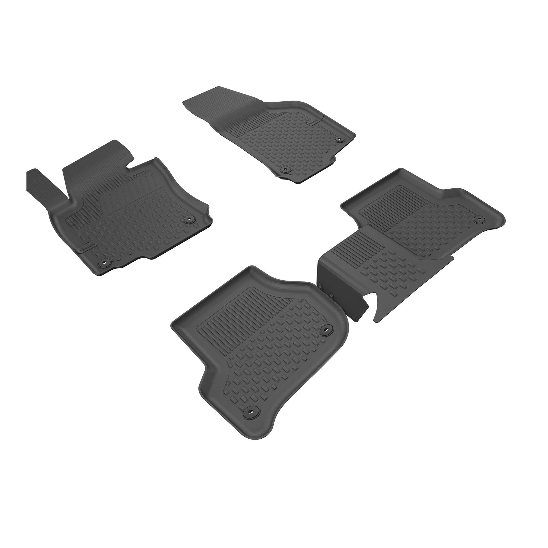 Sahler Volkswagen Scirocco Coupe 2009-2017 Uyumlu 4.5D Havuzlu Siyah Oto Paspas Takımı - KolayOto