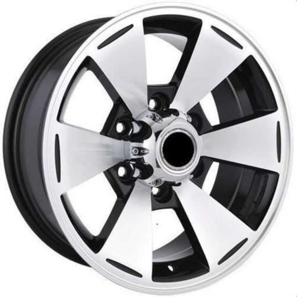 RC 16 inç 6*130 ET25 Siyah Jant Takımı (J-5566)