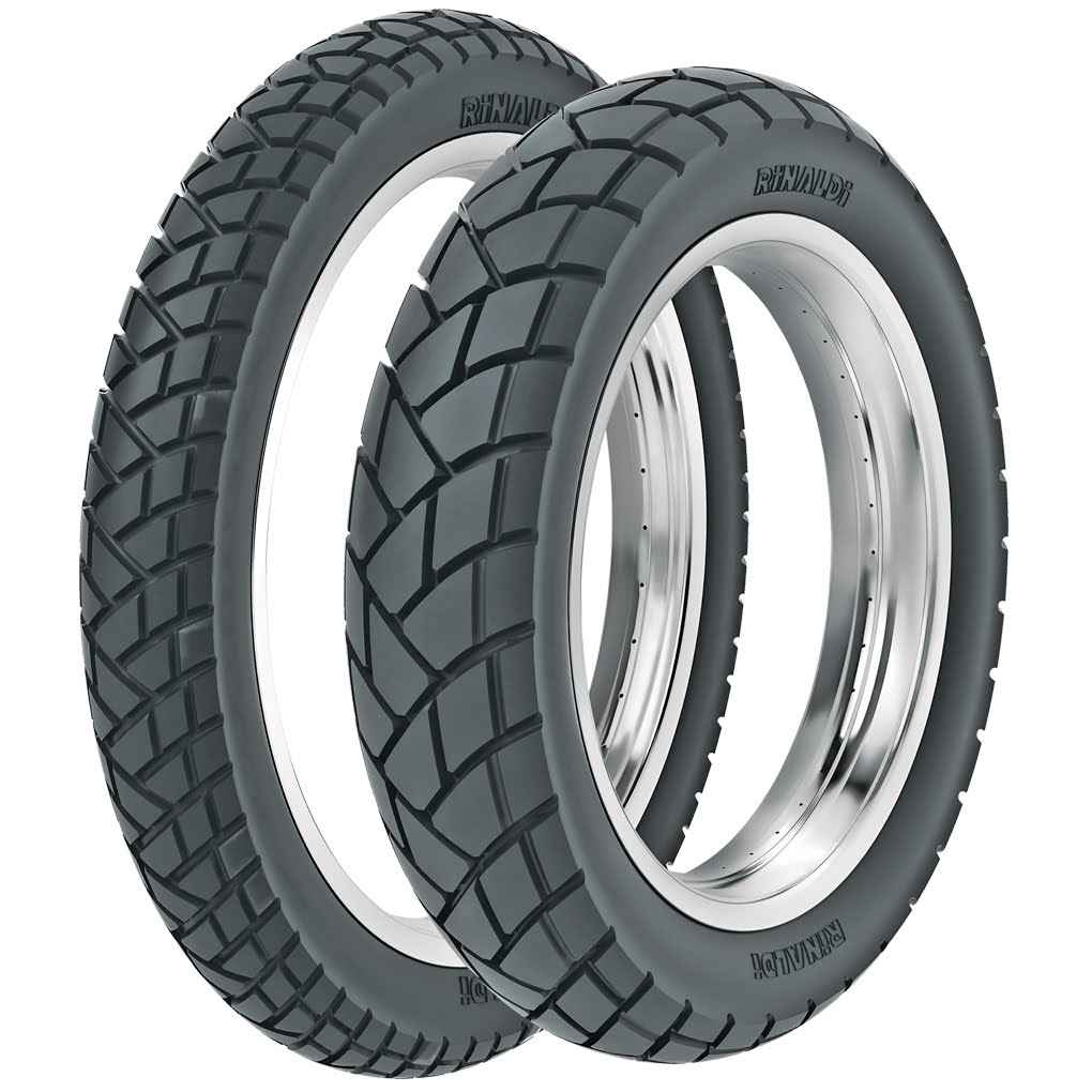 Rinaldi R34 80/90-21 ve 110/80-18 Motosiklet Ön-Arka Takım Lastiği - KolayOto