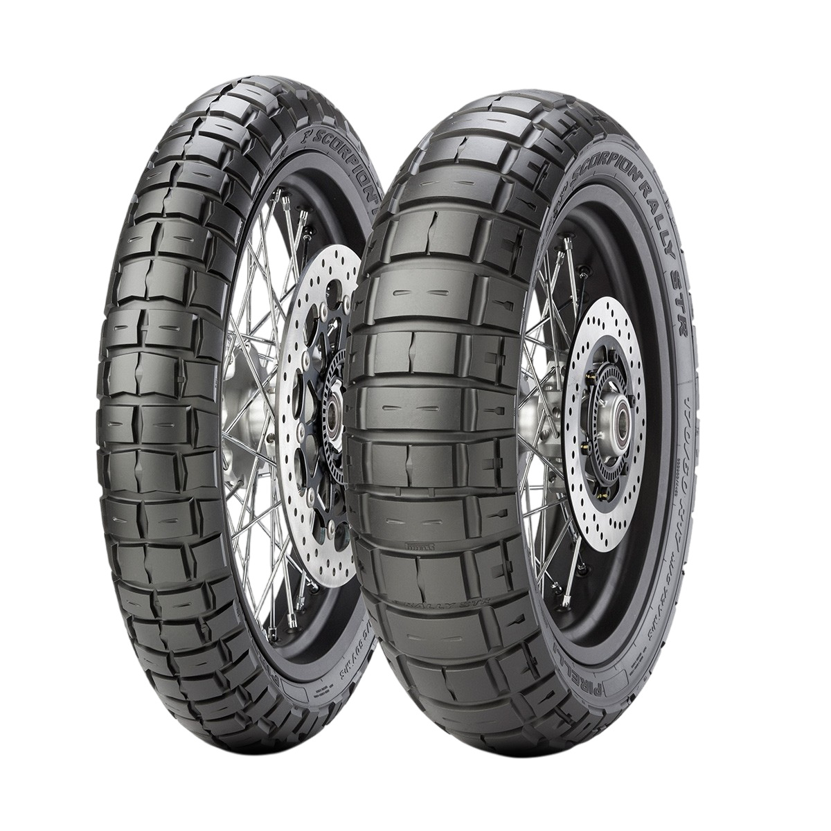 Pirelli Scorpion Rally STR 120/70R19 ve 170/60R17 Motosiklet Ön-Arka Takım Lastiği - KolayOto