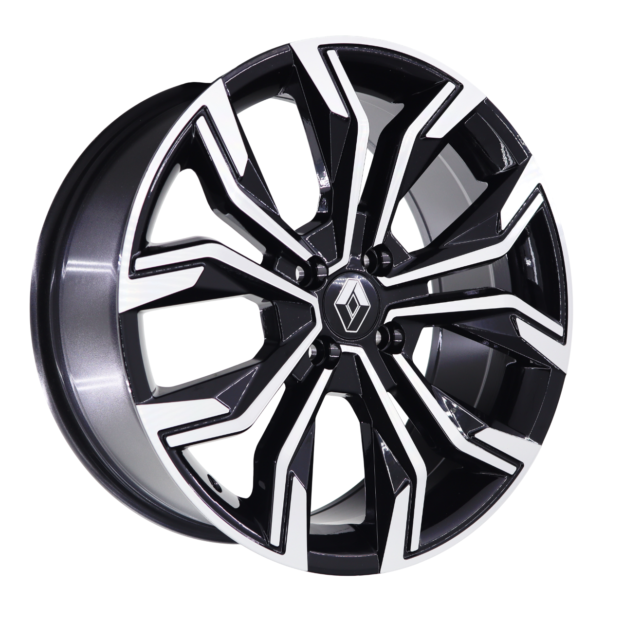 R1 Wheels 17 inç 5*114 ET40 Parlak Siyah Jant Takımı (J-3521) - KolayOto