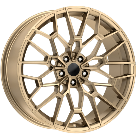 R1 Wheels 19 inç 5*112 ET40 Bronz Jant Takımı (J-3518) - KolayOto