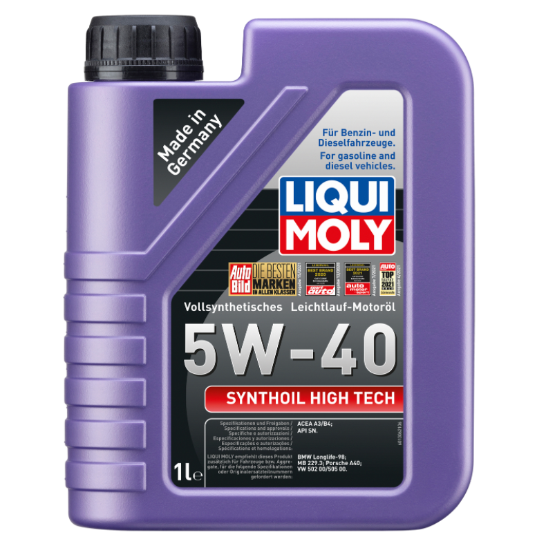 Liqui Moly Synthoil High Tech 5W40 Motor Yağı (1 Litre) - 1855 - KolayOto