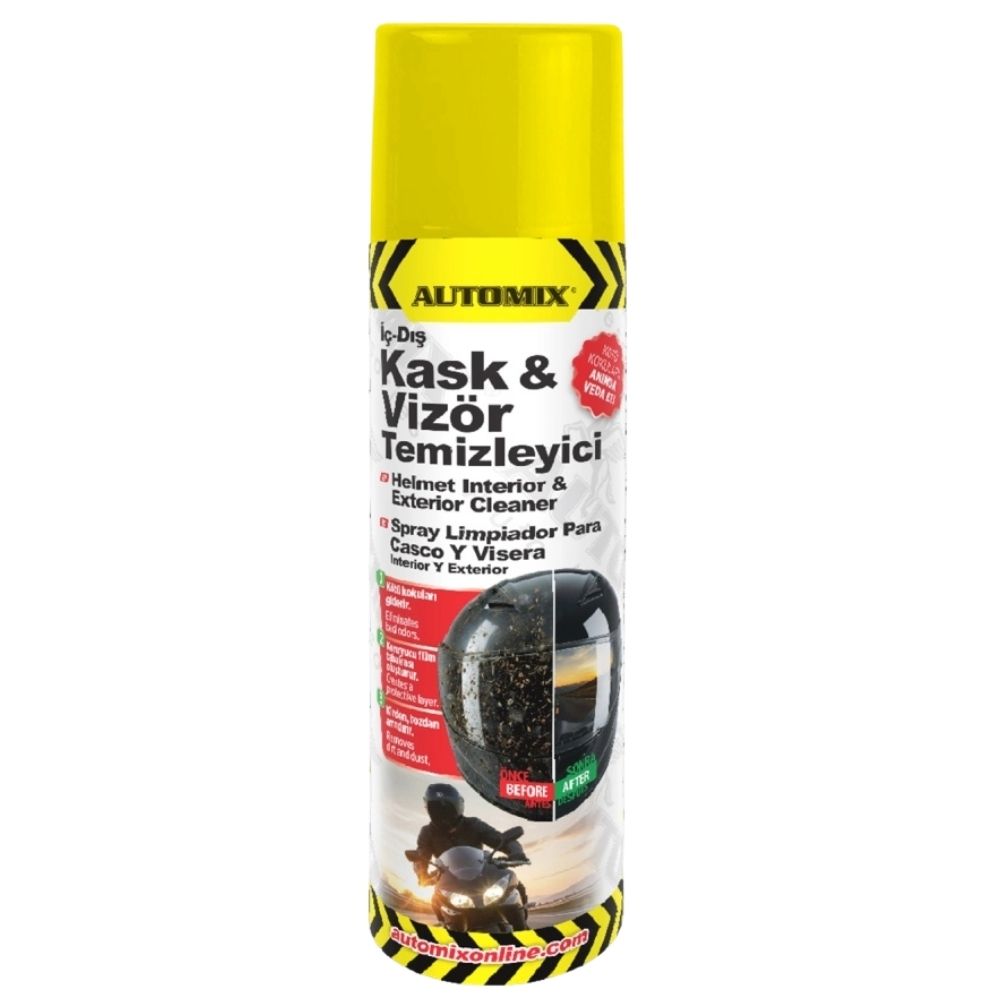 Automix İç-Dış Kask ve Vizör Temizleyici (300 Ml)