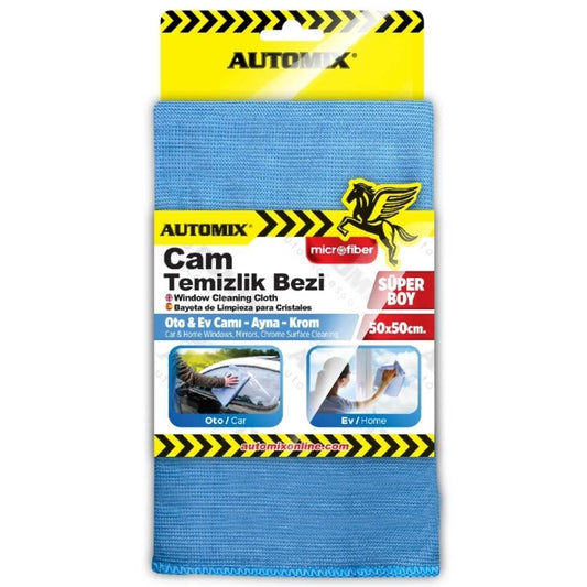 Automix Cam Temizlik Bezi Mikrofiber 50x50cm