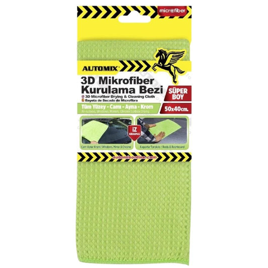 Automix Mikrofiber 3D Kurulama Bezi 50x40cm