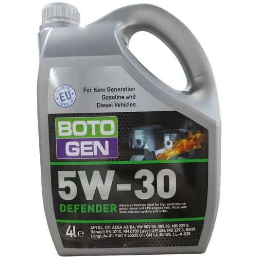 Botogen Defender 5W30 Motor Yağı (4 Litre) - 3508