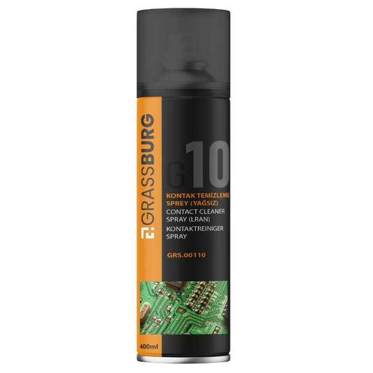 GrassBurg Kontak Temizleme Spreyi  (Yağsız) (400 Ml) - 00110