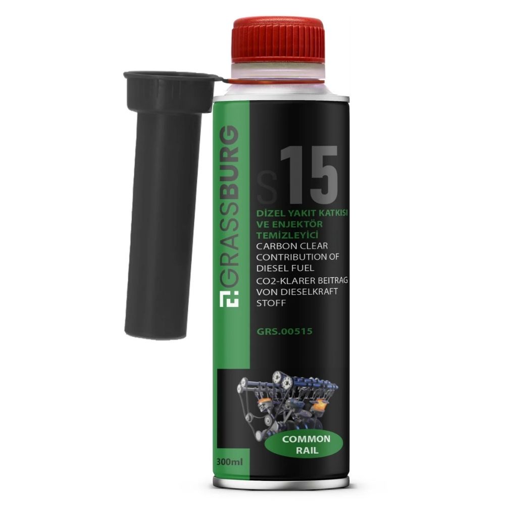 GrassBurg Dizel Yakıt Katkısı Ve Enjektör Temizleyici  (300 Ml) - 00515