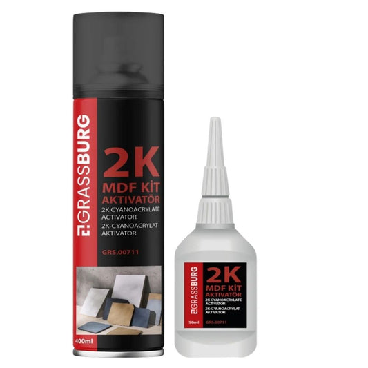 GrassBurg 2K MDF Kit Aktivatör Sprey (200 Ml) - 00712