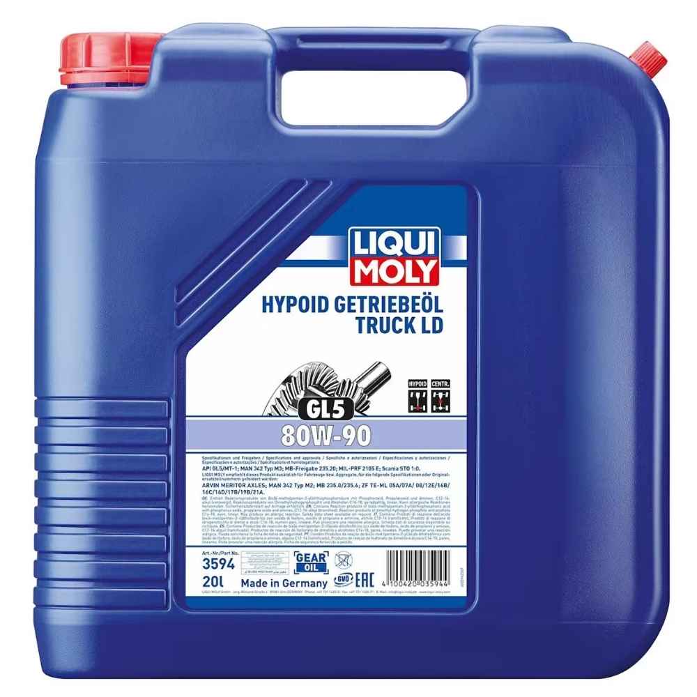 Liqui Moly Hypoid-Getriebeöl Truck (GL5) LD 80W-90 Motor Yağı (20 Litre) - 3594