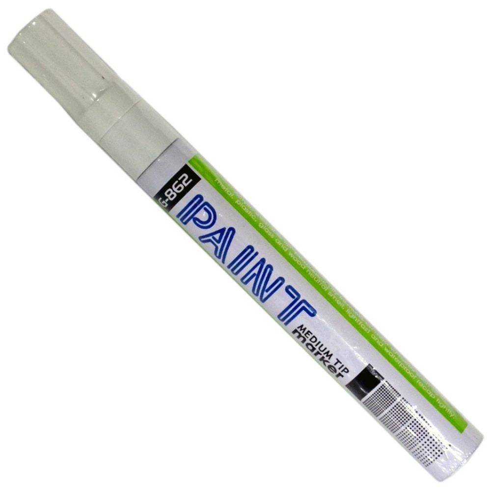 Gxin Lastik Yazma Kalemi Beyaz Tekli