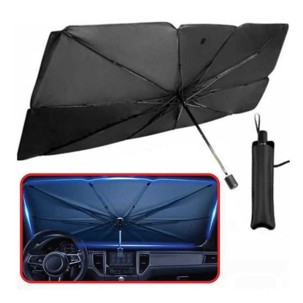 Carub Katlanır Şemsiye Tipi Ön Güneşlik 79-140cm
