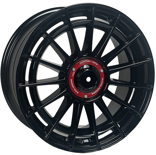 R1 Wheels 18 inç 5*100 ET40 Siyah Jant Takımı (J-3134) - KolayOto