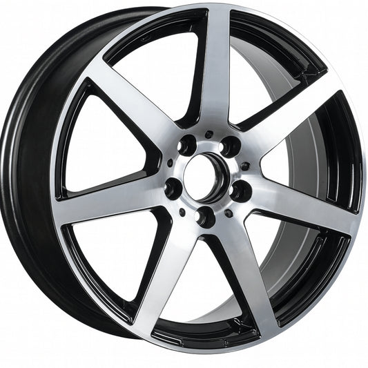 R1 Wheels 18 inç 5*112 ET45 Siyah Jant Takımı (J-4135)