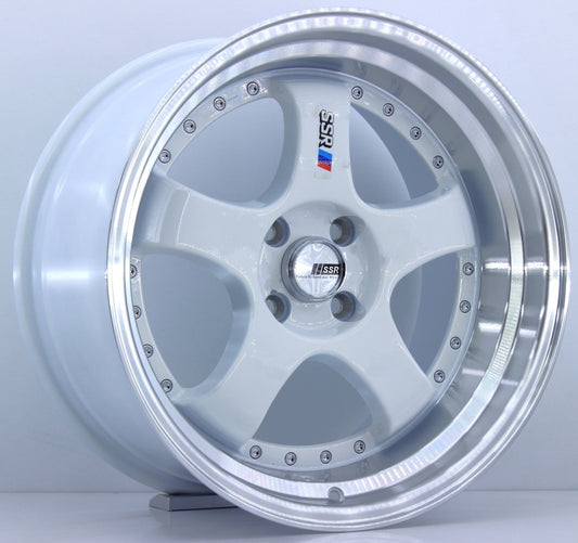 R1 Wheels 17 inç 4*100 ET20 Beyaz Jant Takımı (2402) - KolayOto