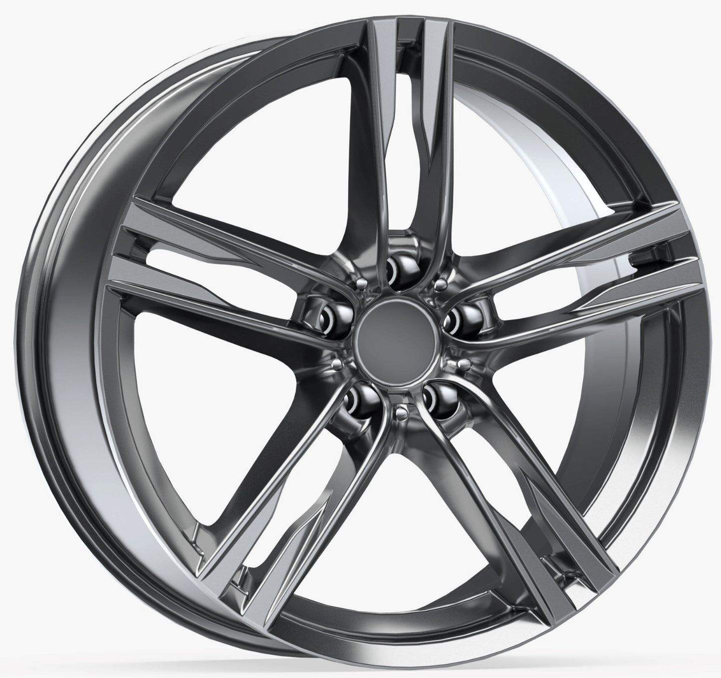 R1 Wheels 19 inç 5*120 ET40 Füme Jant Takımı (J-1379) - KolayOto