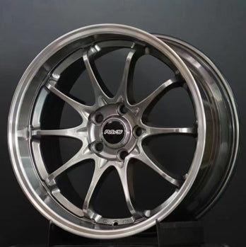 R1 Wheels 19 inç 5*114.3 ET35 Füme Jant Takımı (J-4366)