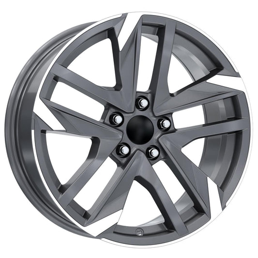 R1 Wheels 17 inç 4*108 ET25 Füme Jant Takımı (J-4291)