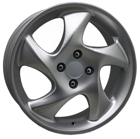 R1 Wheels 15 inç 5*108 ET35 Metalik Gri Jant Takımı (J-3249) - KolayOto