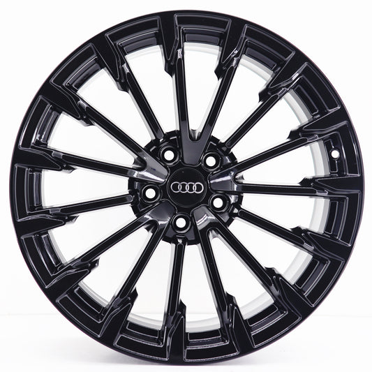 R1 Wheels 17 inç 5*112 ET35 Siyah Jant Takımı (J-802) - KolayOto