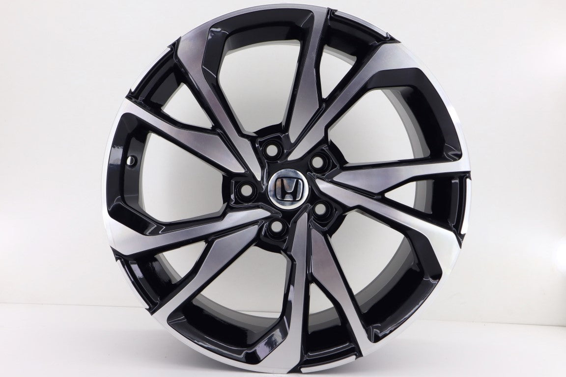 R1 Wheels 18 inç 5*114.3 ET45 Siyah Jant Takımı (J-1048) - KolayOto