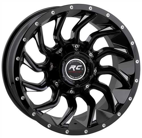 R1 Wheels 20 inç 5*114.3 ET00 Siyah Jant Takımı (J-3575) - KolayOto