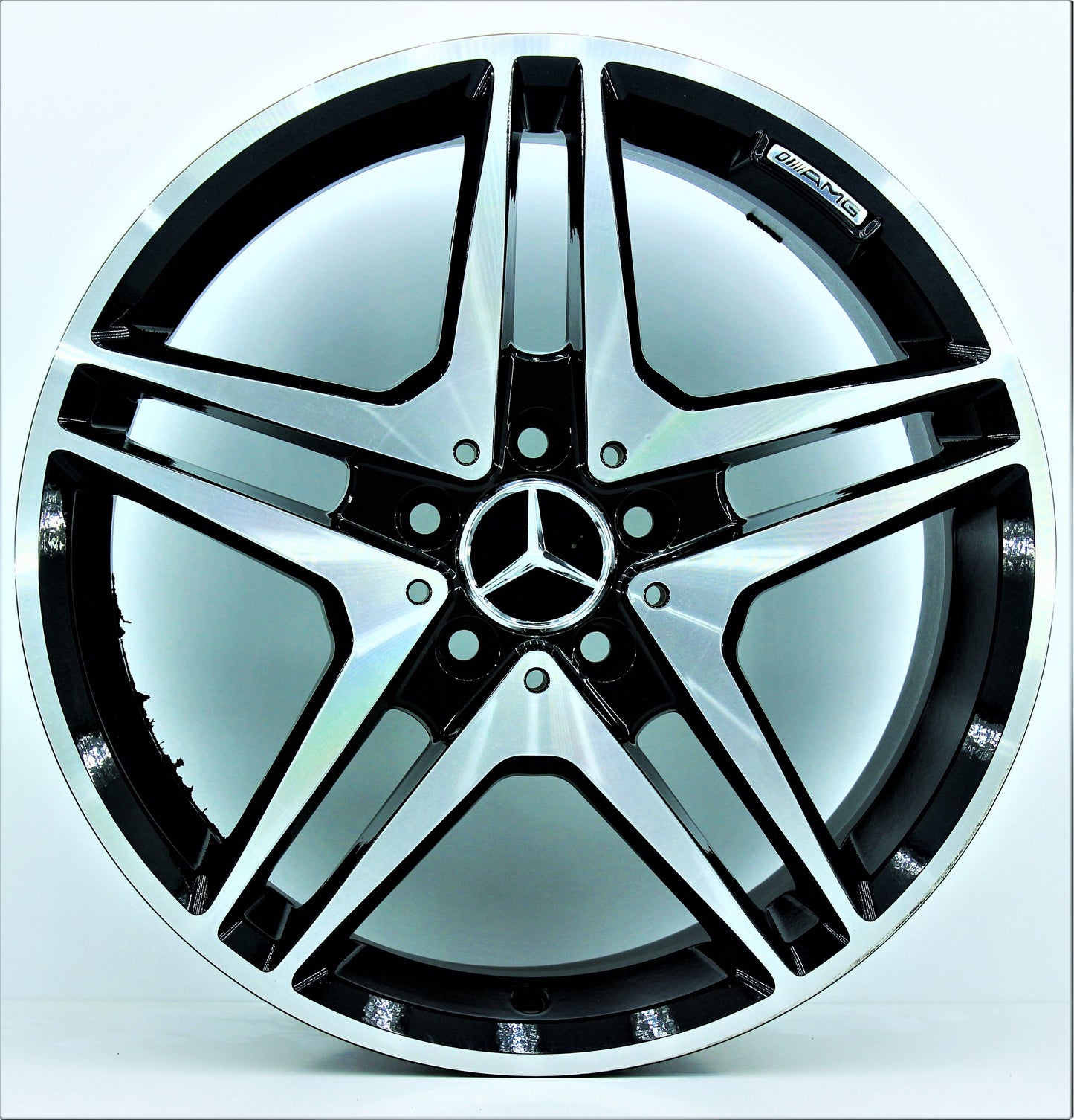 R1 Wheels 18 inç 5*112 ET48 Siyah Jant Takımı (J-1349) - KolayOto