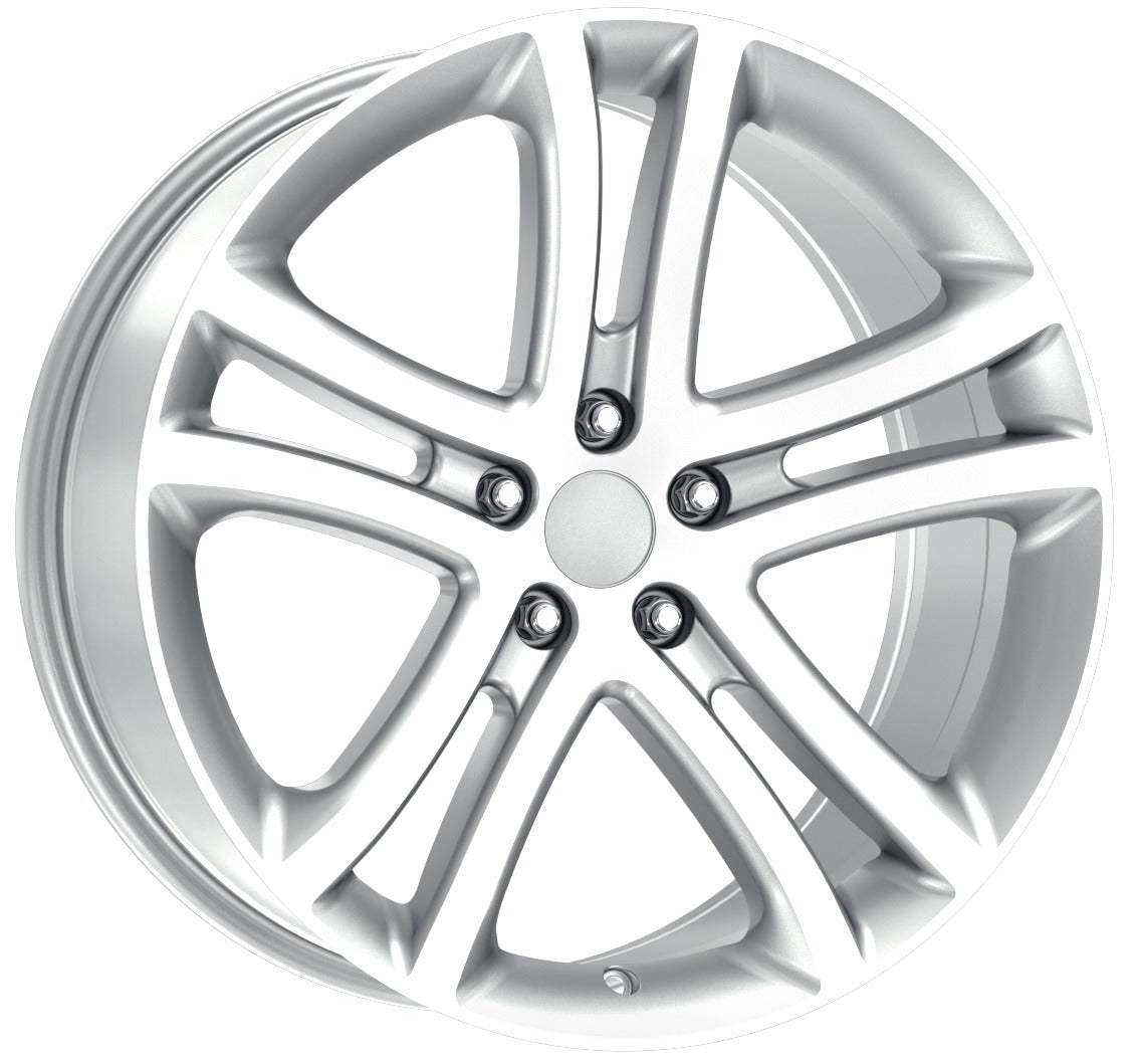 R1 Wheels 18 inç 5*112 ET40 Metalik Gri Jant Takımı (J-3672) - KolayOto