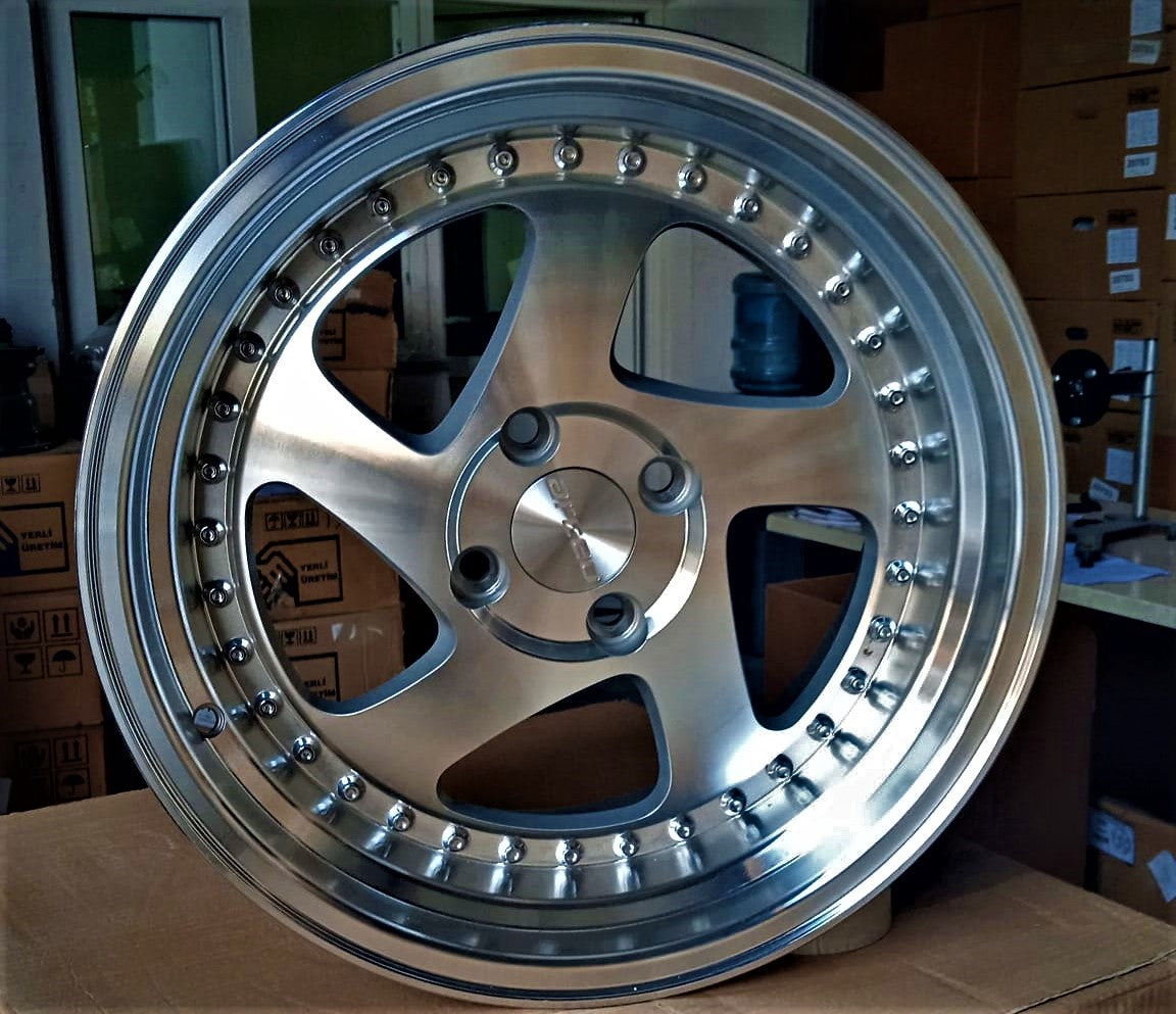 Performa 15 inç 4*100 ET15 Metalik Gri Jant Takımı (J-2042) - KolayOto