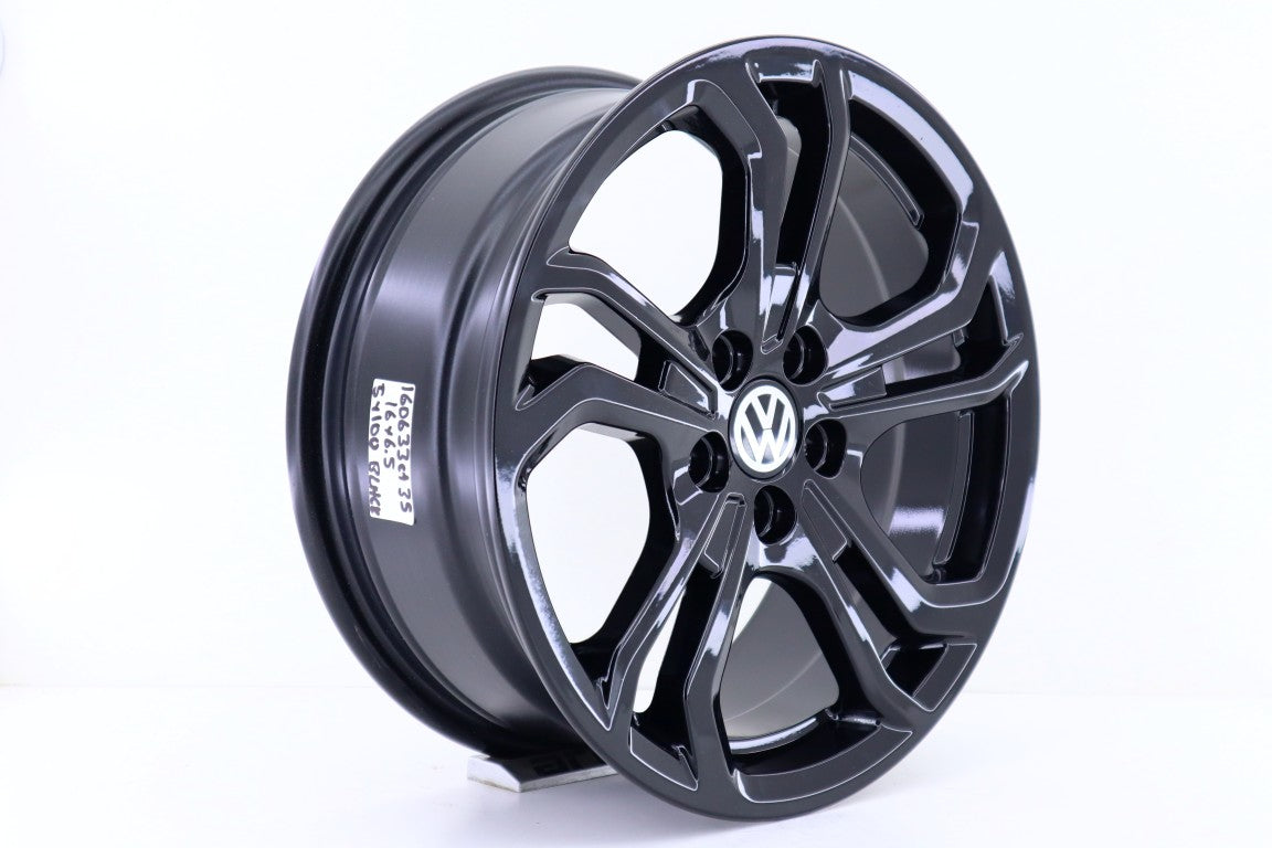 R1 Wheels 16 inç 5*100 ET35 Siyah Jant Takımı (J-1018) - KolayOto