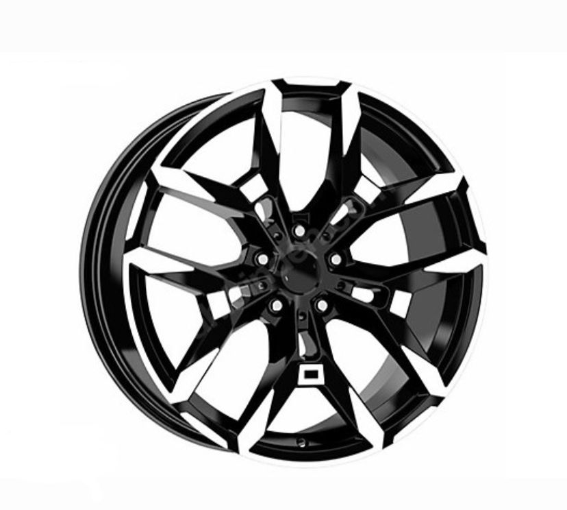 KM 19 inç 5*112 ET40 Parlak Siyah Jant Takımı (J-3593)