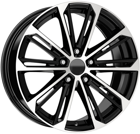 R1 Wheels 19 inç 5*112 ET42 Parlak Siyah Jant Takımı (J-923) - KolayOto