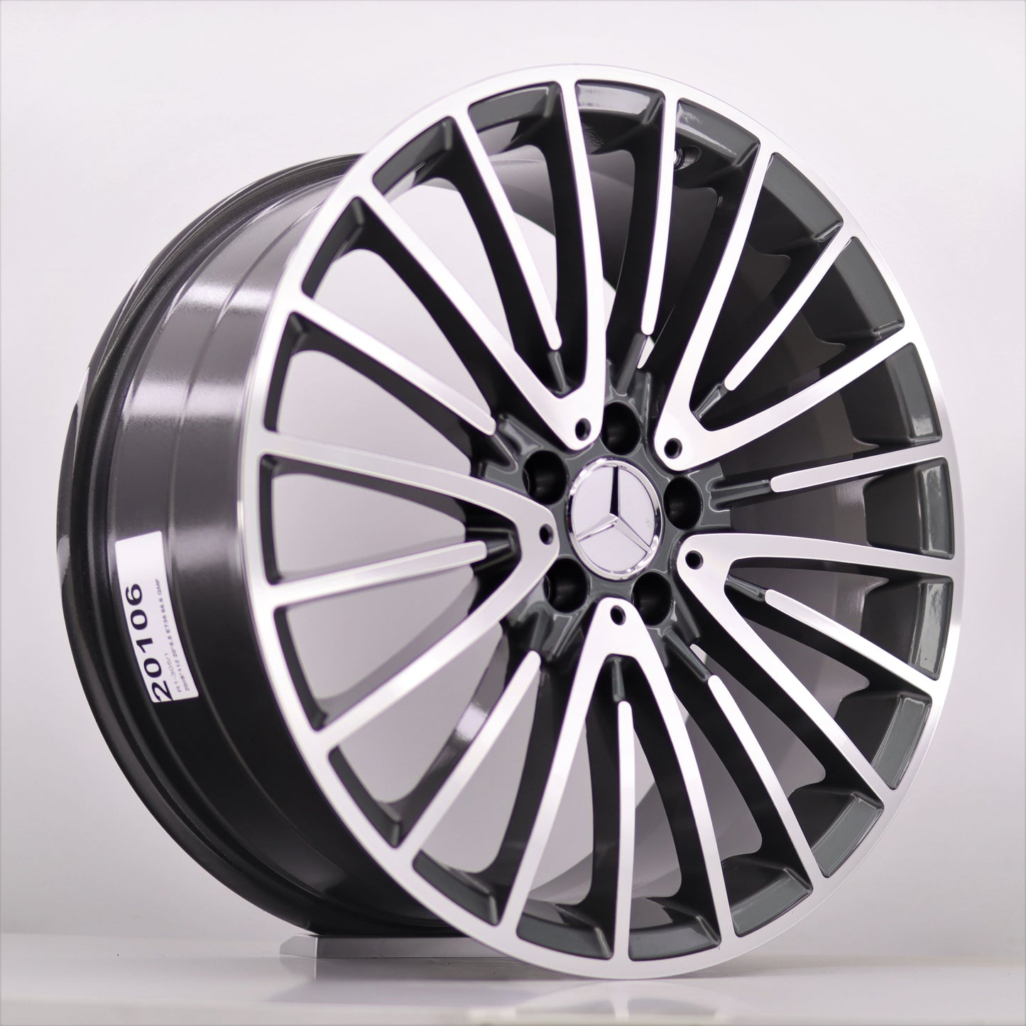 R1 Wheels 20 inç 5*112 ET48 Füme Jant Takımı (J-1514) - KolayOto