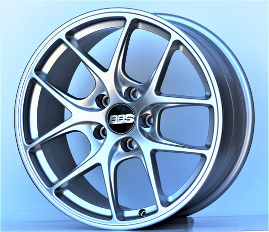 R1 Wheels 18 inç 5*114.3 ET35 Metalik Gri Jant Takımı (J-1030) - KolayOto