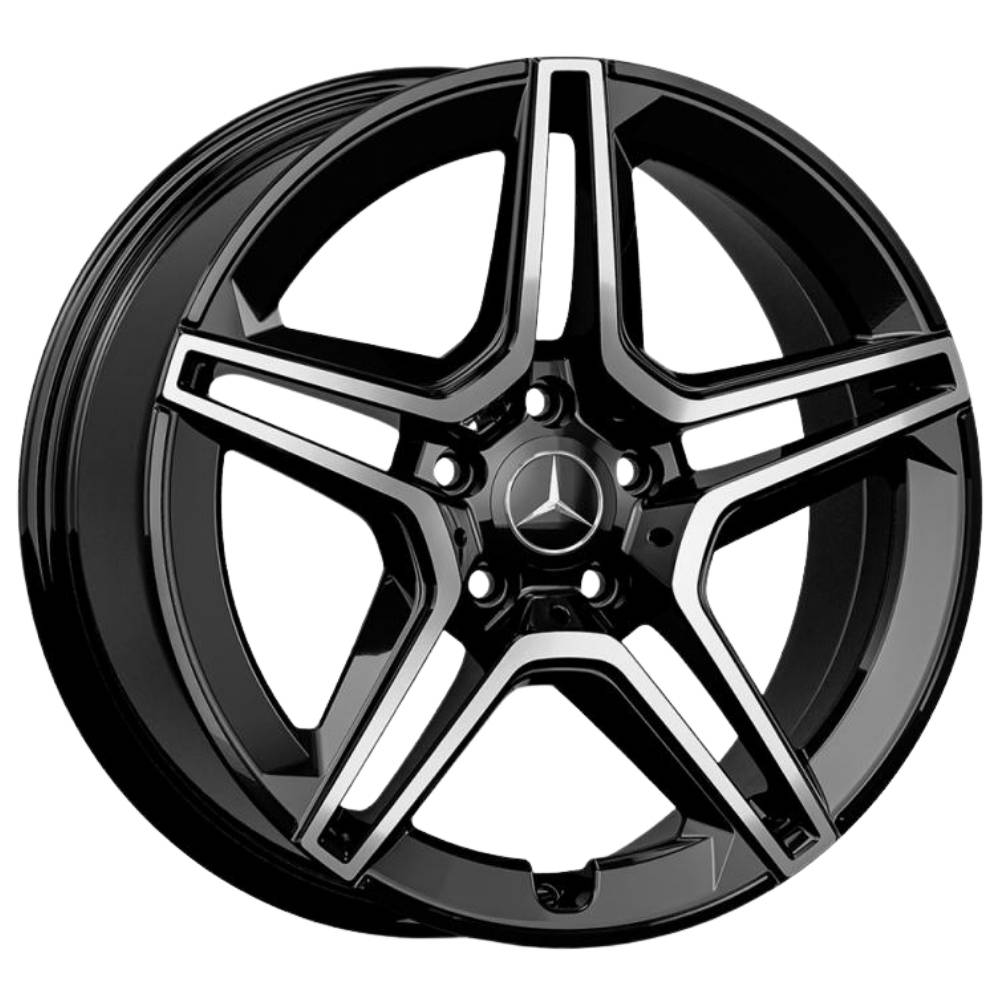 AGT Wheels 17 inç 5*112 ET49 Parlak Siyah Jant Takımı (J-5910)