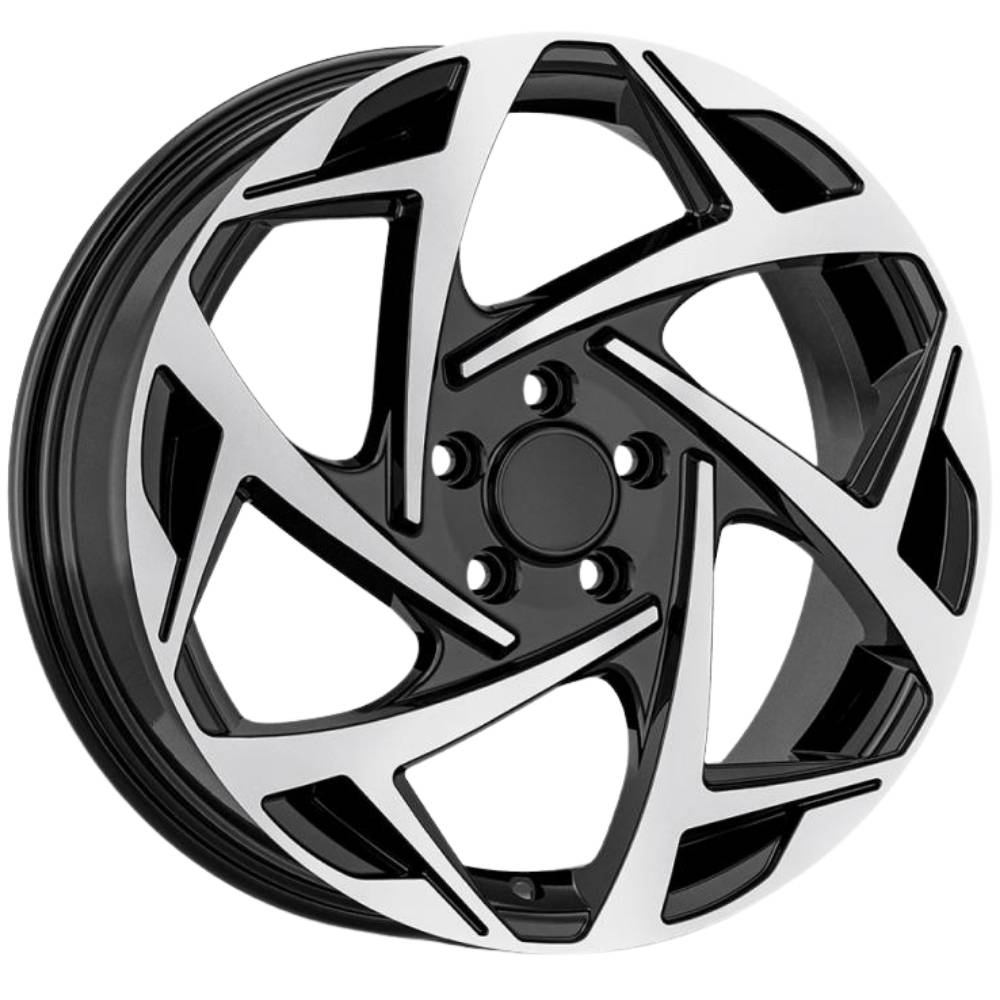 AGT Wheels 17 inç 5*115 ET45 Parlak Siyah Jant Takımı (J-5913)