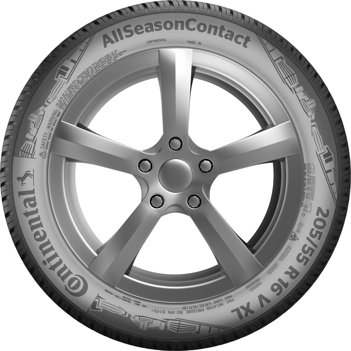 Continental AllSeasonContact 205/50R17 89H FR - KolayOto