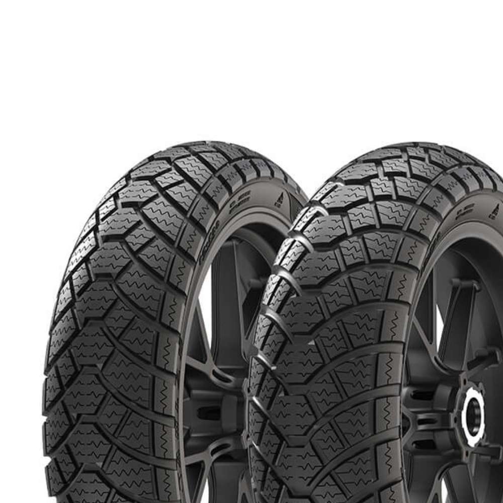 Anlas Winter Grip 2 SC-500 100/90-14 ve 120/70-14 Motosiklet Ön-Arka Takım Lastiği