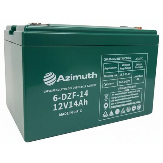 Azimuth 12V 14 Ah Elektirkli Bisiklet Jel Akü