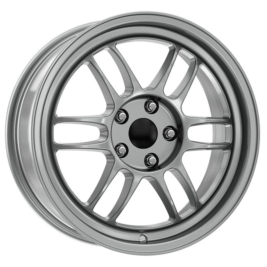 R1 Wheels 17 inç 5*100 ET35 Füme Jant Takımı (J-3429) - KolayOto
