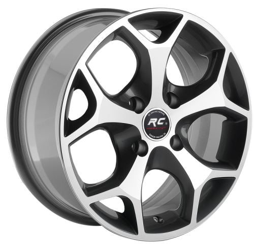 R1 Wheels 15 inç 4*108 ET35 Füme Jant Takımı (J-4211)