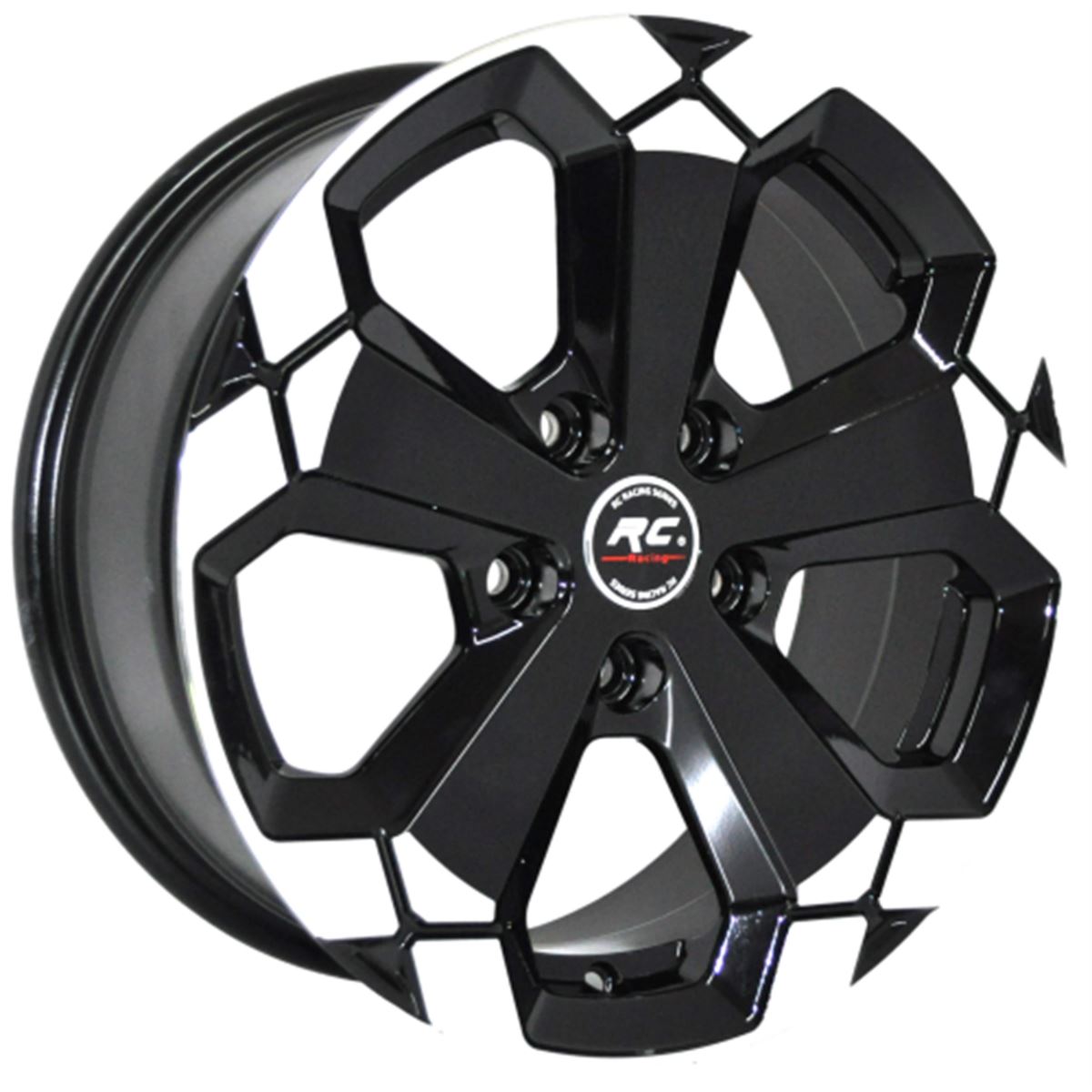 R1 Wheels 16 inç 5*114.3 ET32 Siyah Jant Takımı (2350) - KolayOto