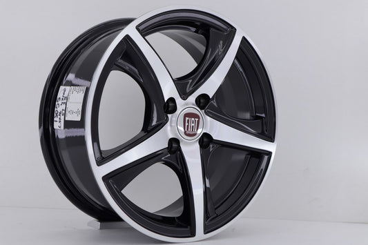 R1 Wheels 15 inç 5*100 ET35 Siyah Jant Takımı (J-1034) - KolayOto