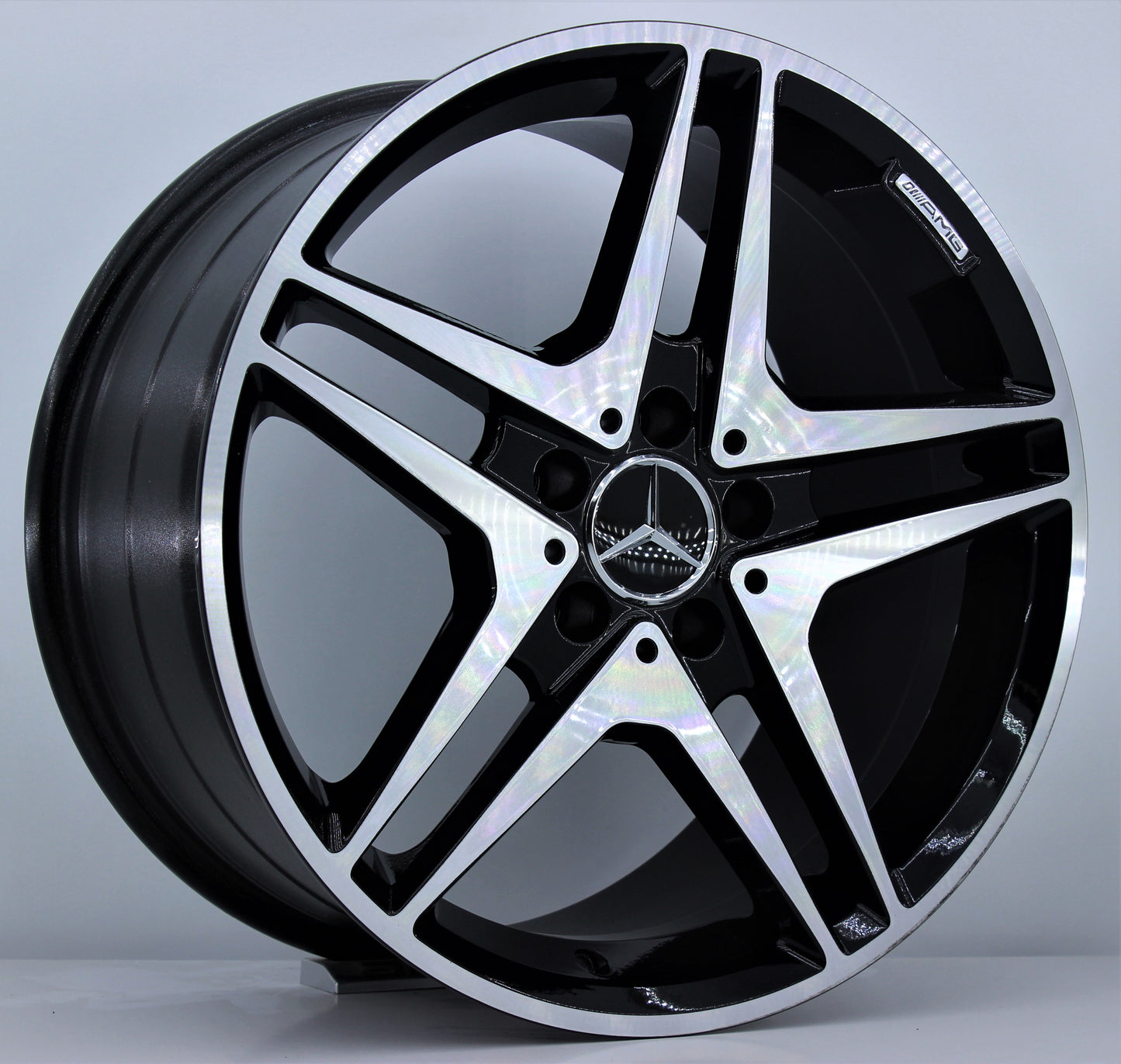 R1 Wheels 18 inç 5*112 ET48 Siyah Jant Takımı (J-1349) - KolayOto