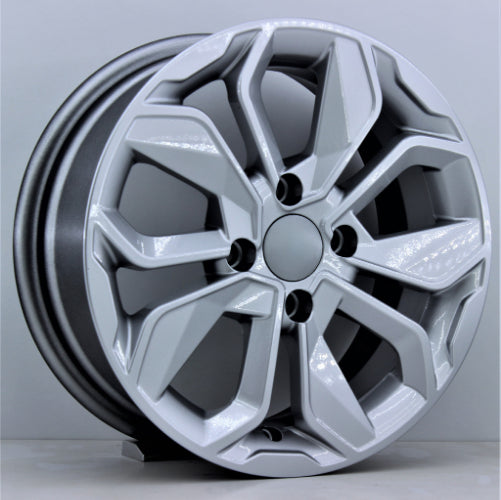 R1 Wheels 14 inç 4*100 ET35 Metalik Gri Jant Takımı (J-3666) - KolayOto