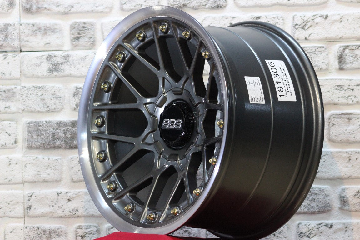 R1 Wheels 18 inç 5*112/120 ET20 Füme Jant Takımı (J-1024) - KolayOto