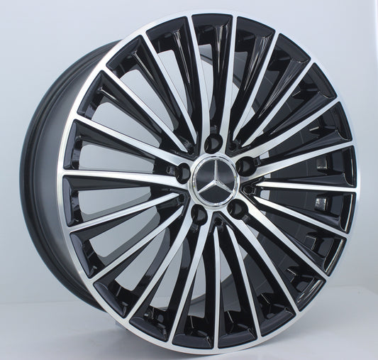 R1 Wheels 19 inç 5*112 ET48 Siyah Jant Takımı (J-1235) - KolayOto